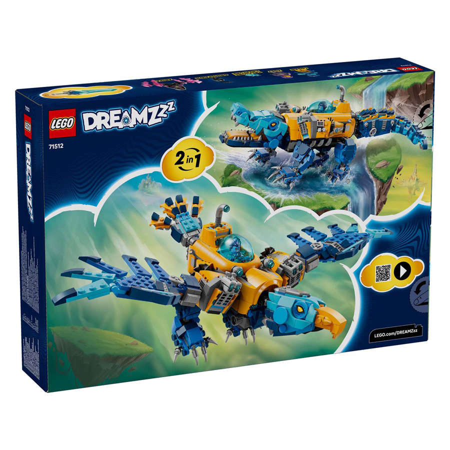 LEGO DREAMZzz 71512 Krokodilonderzeeer