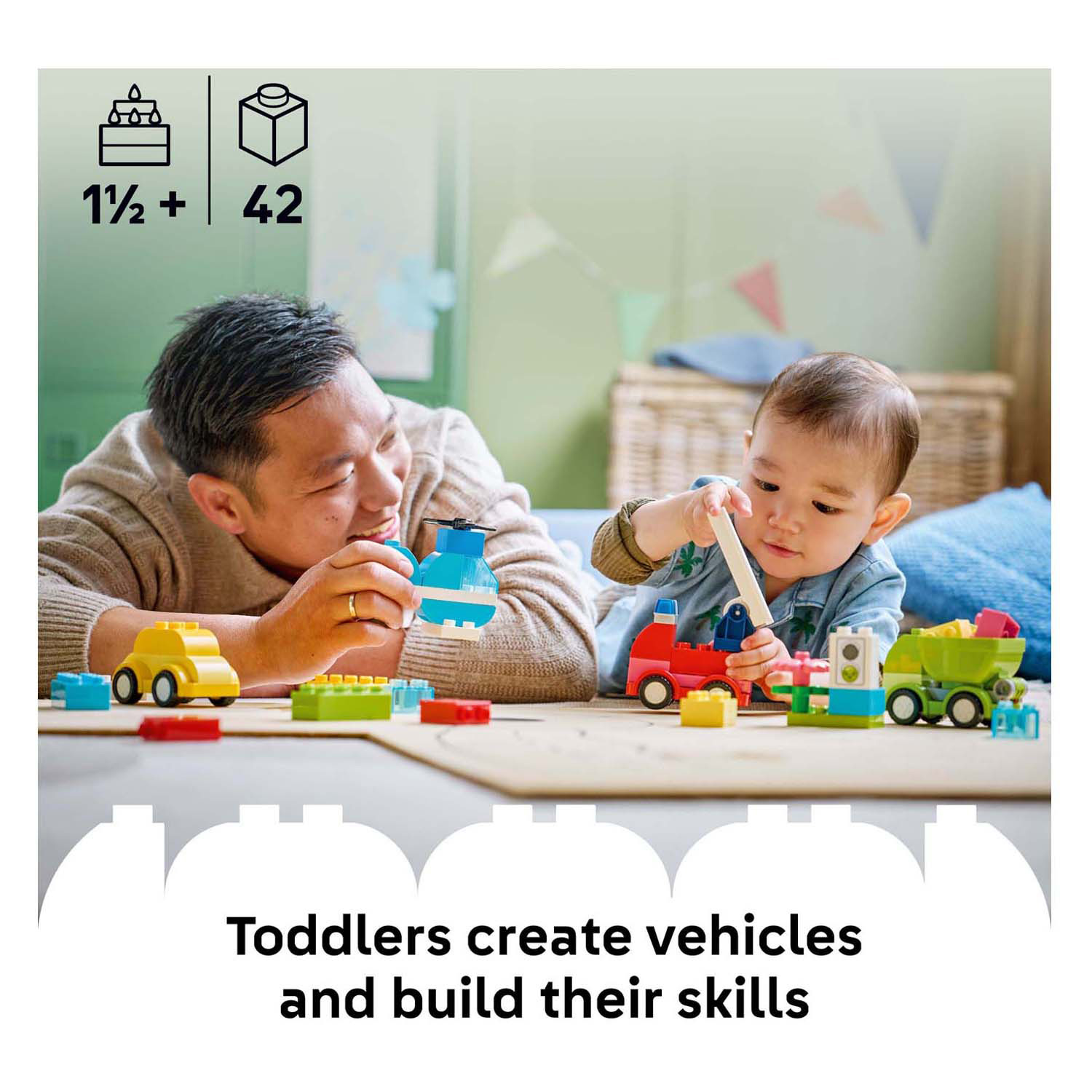 LEGO DUPLO 10474 Mijn eerste creatieve voertuigen