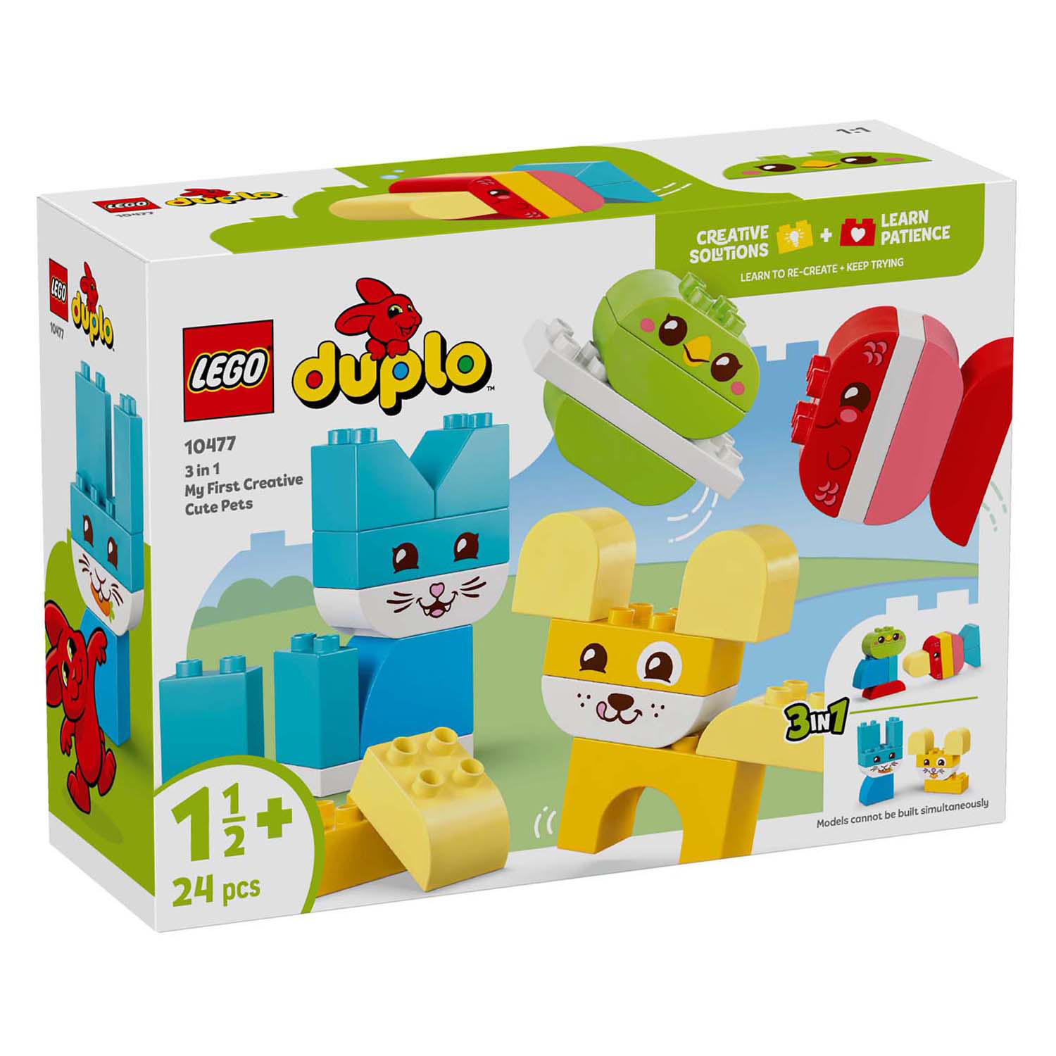 LEGO DUPLO 10477 3-in-1 Mijn eerste creatieve huisdieren