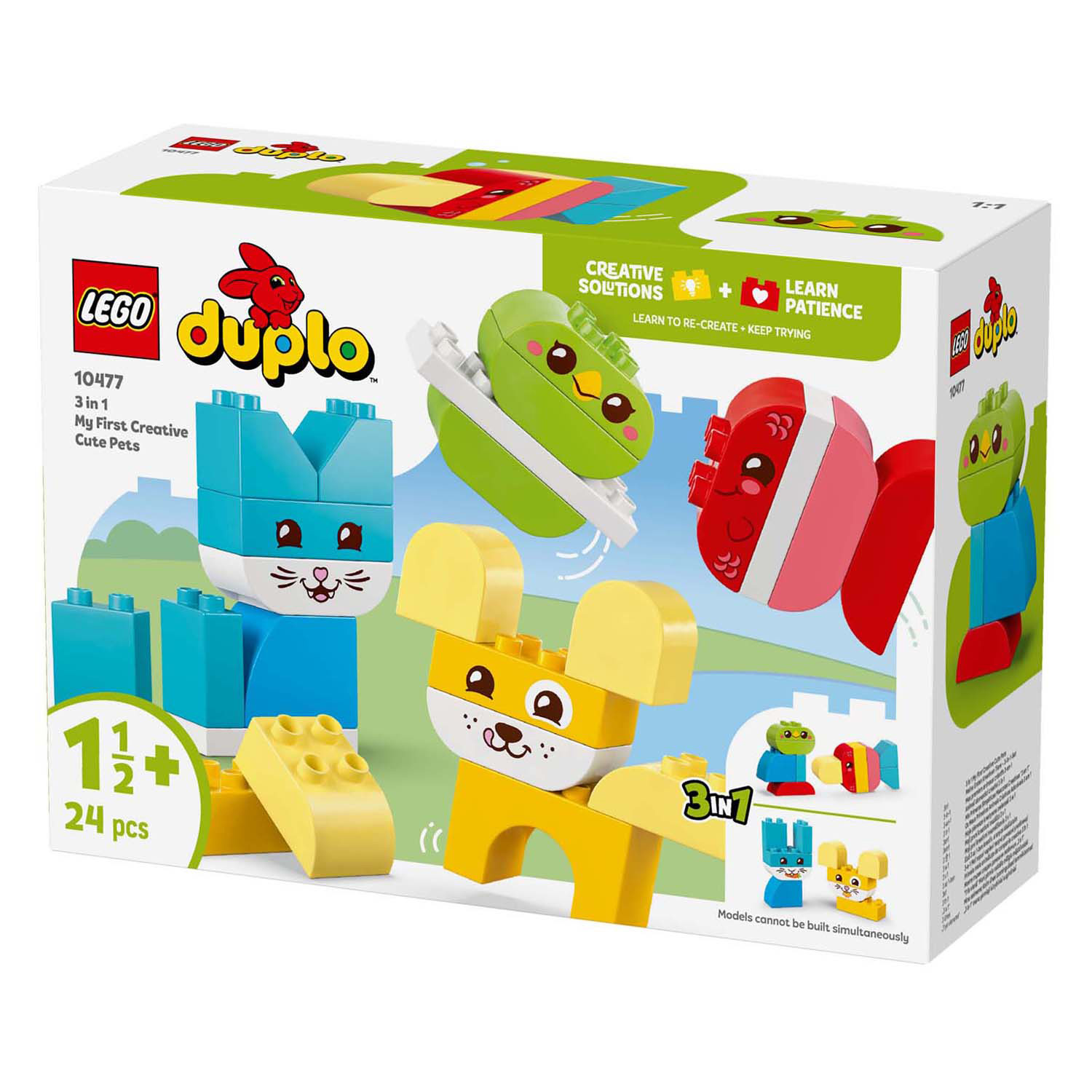 LEGO DUPLO 10477 3-in-1 Mijn eerste creatieve huisdieren