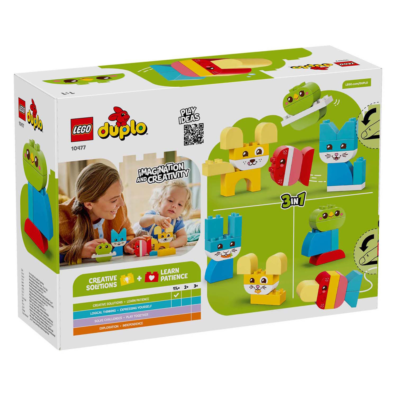 LEGO DUPLO 10477 3-in-1 Mijn eerste creatieve huisdieren