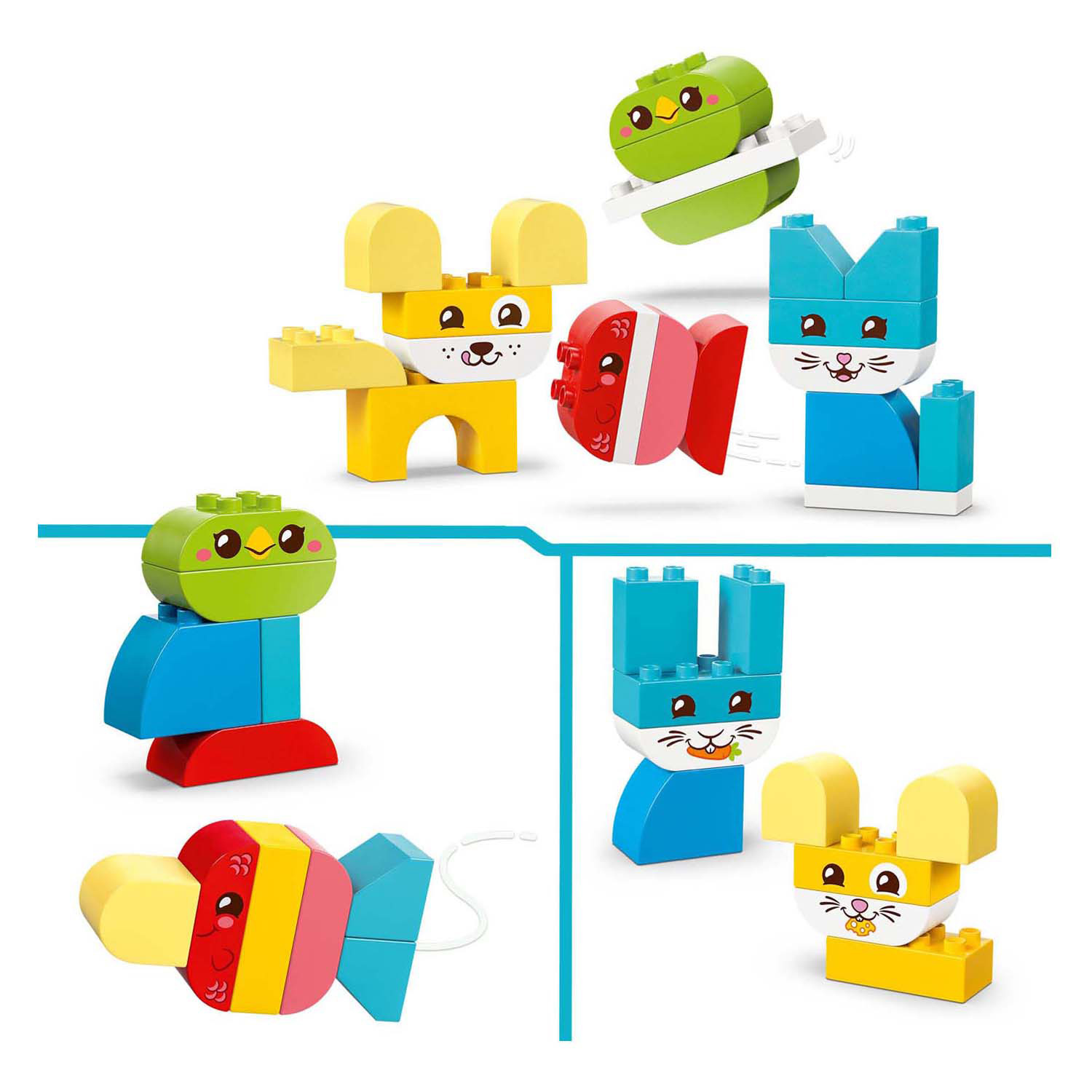 LEGO DUPLO 10477 3-in-1 Mijn eerste creatieve huisdieren