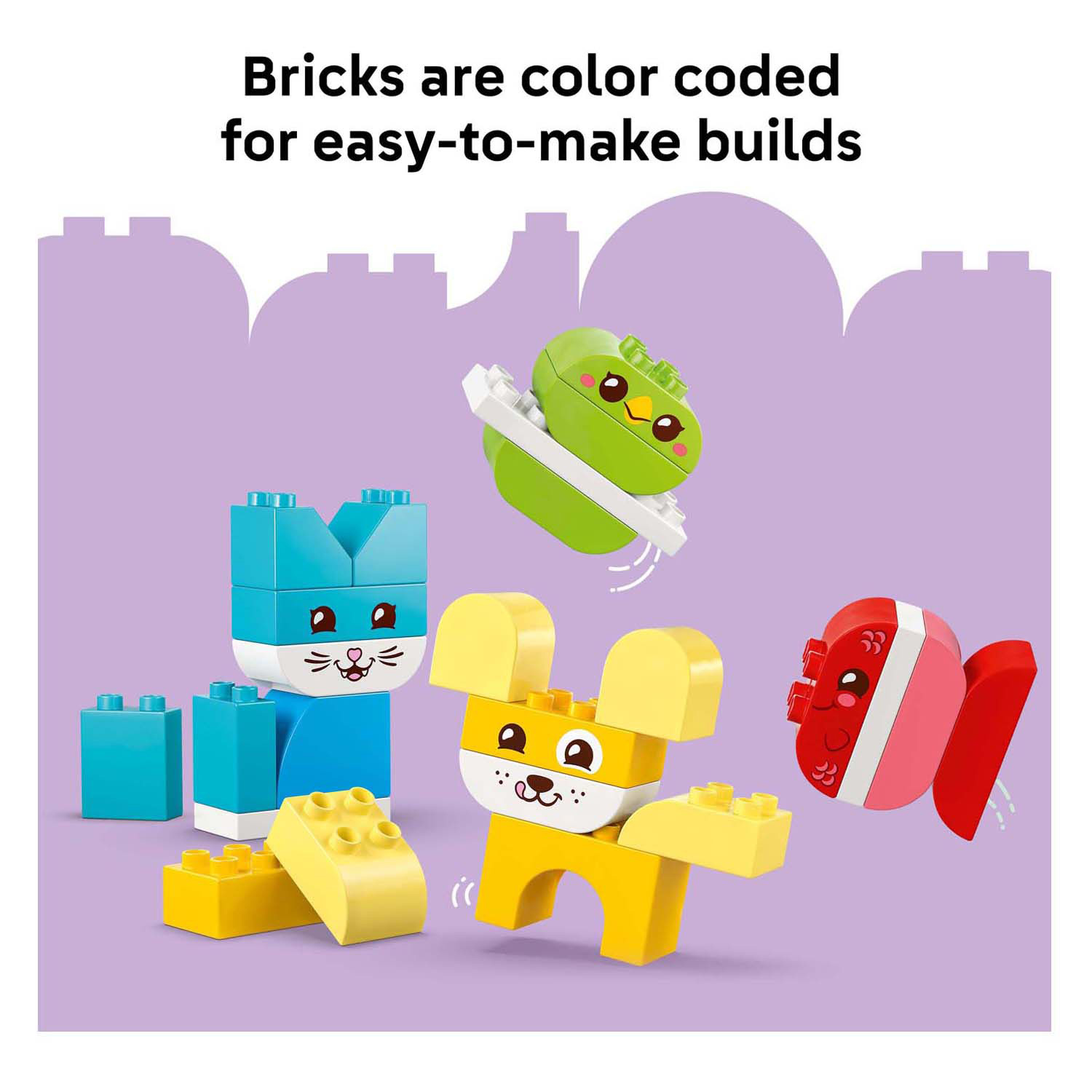 LEGO DUPLO 10477 3-in-1 Mijn eerste creatieve huisdieren