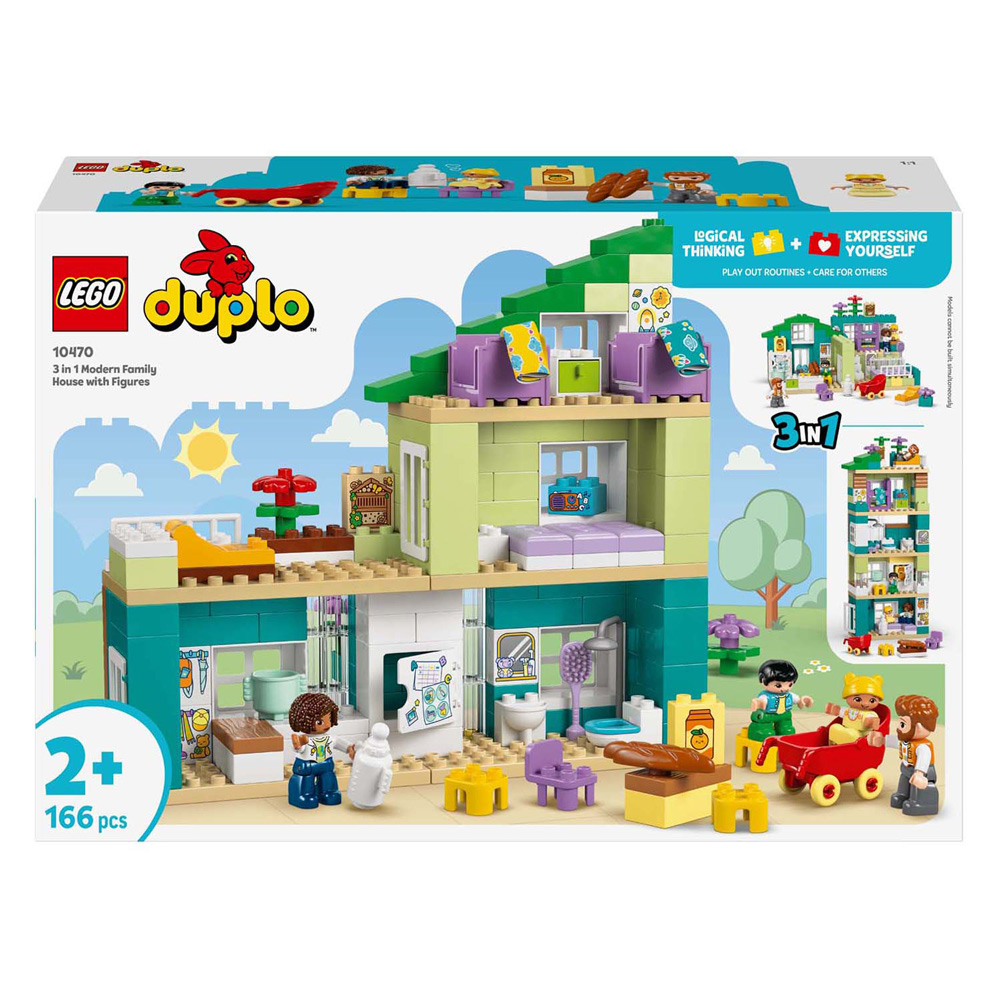 LEGO DUPLO 10470 3-in-1 modern woonhuis met figuren