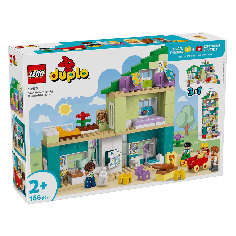 LEGO DUPLO 10470 3-in-1 modern woonhuis met figuren