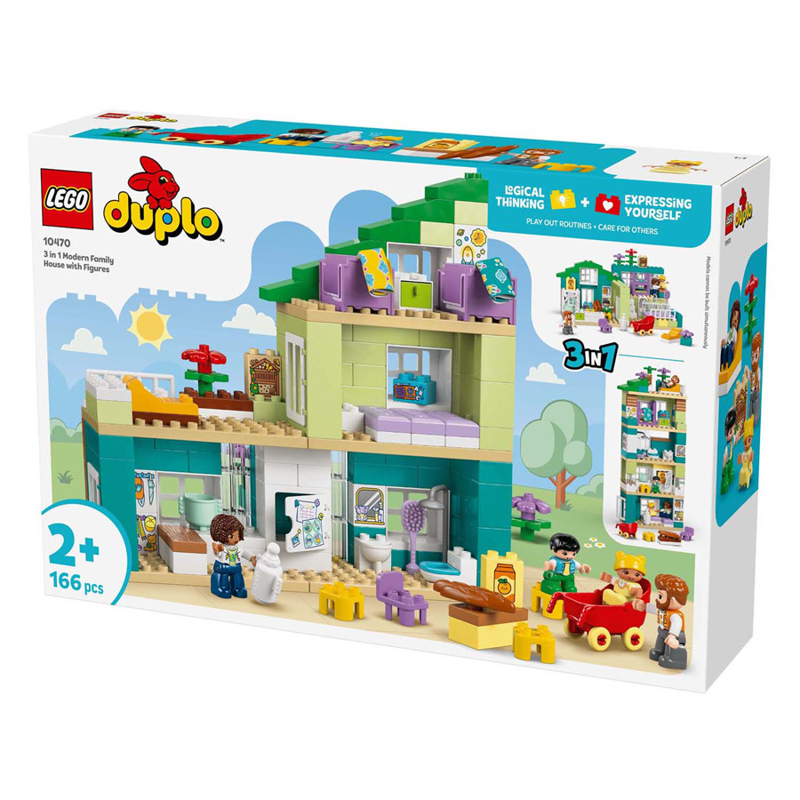LEGO DUPLO 10470 3-in-1 modern woonhuis met figuren