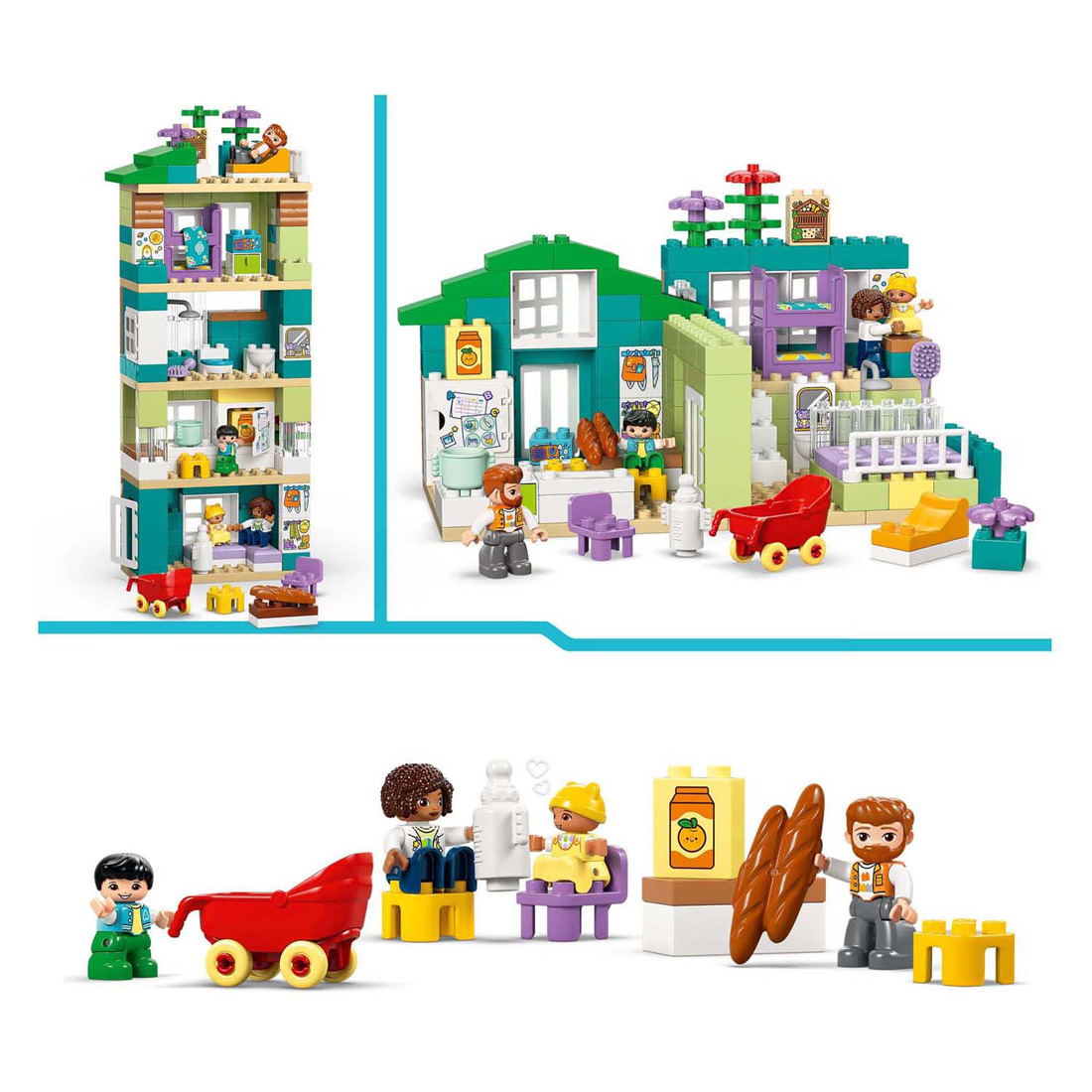 LEGO DUPLO 10470 3-in-1 modern woonhuis met figuren