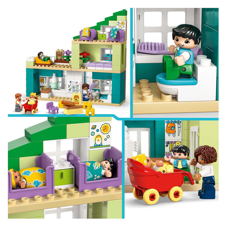 LEGO DUPLO 10470 3-in-1 modern woonhuis met figuren