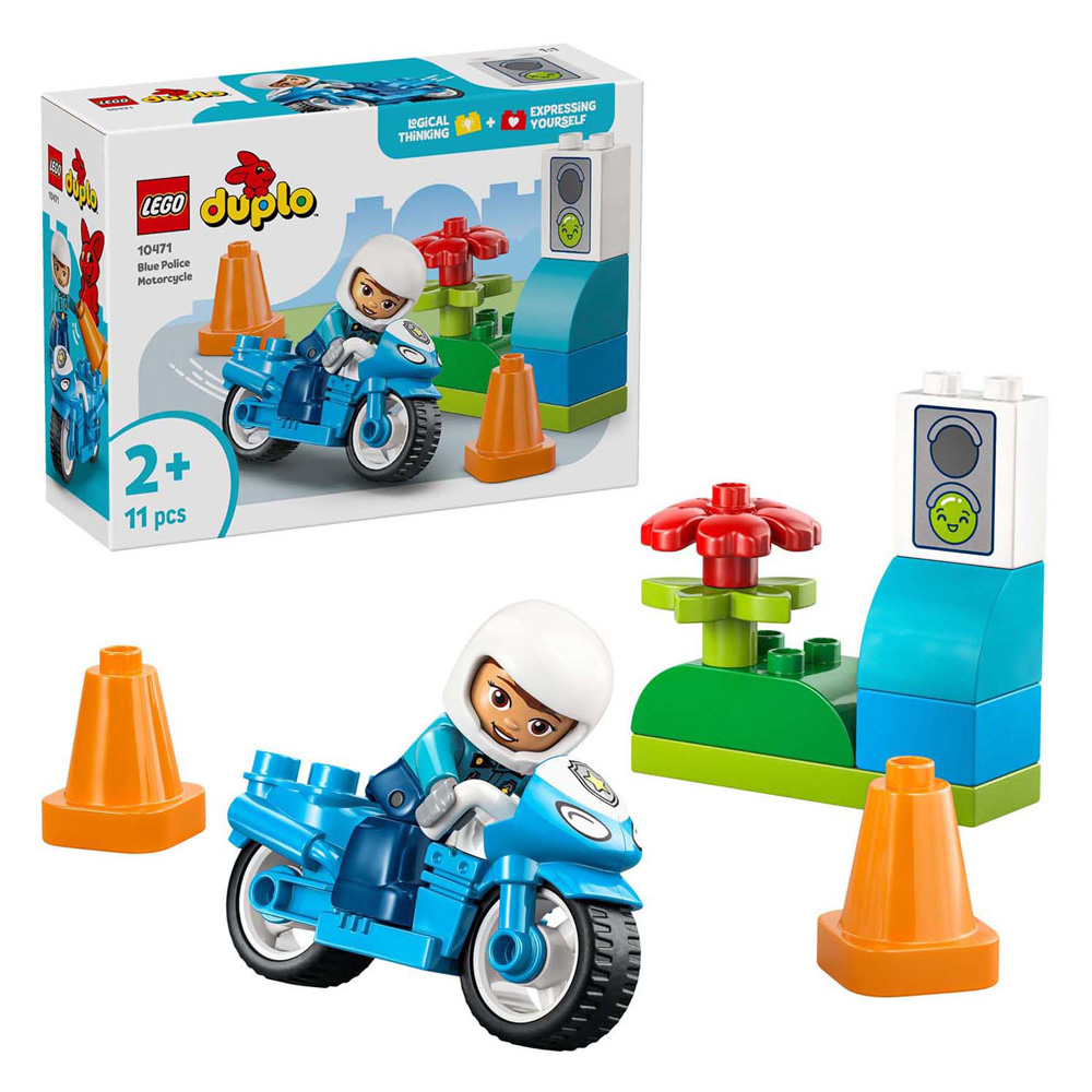 LEGO DUPLO 10471 Moto de police bleue
