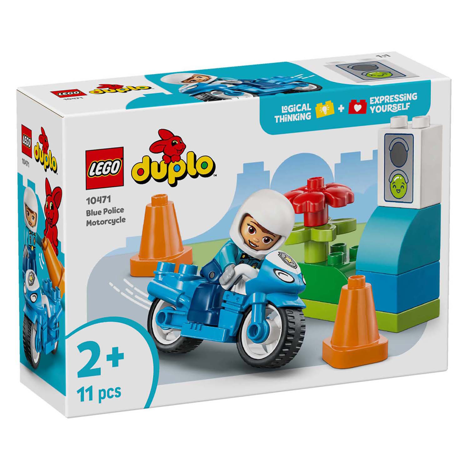 LEGO DUPLO 10471 Moto de police bleue