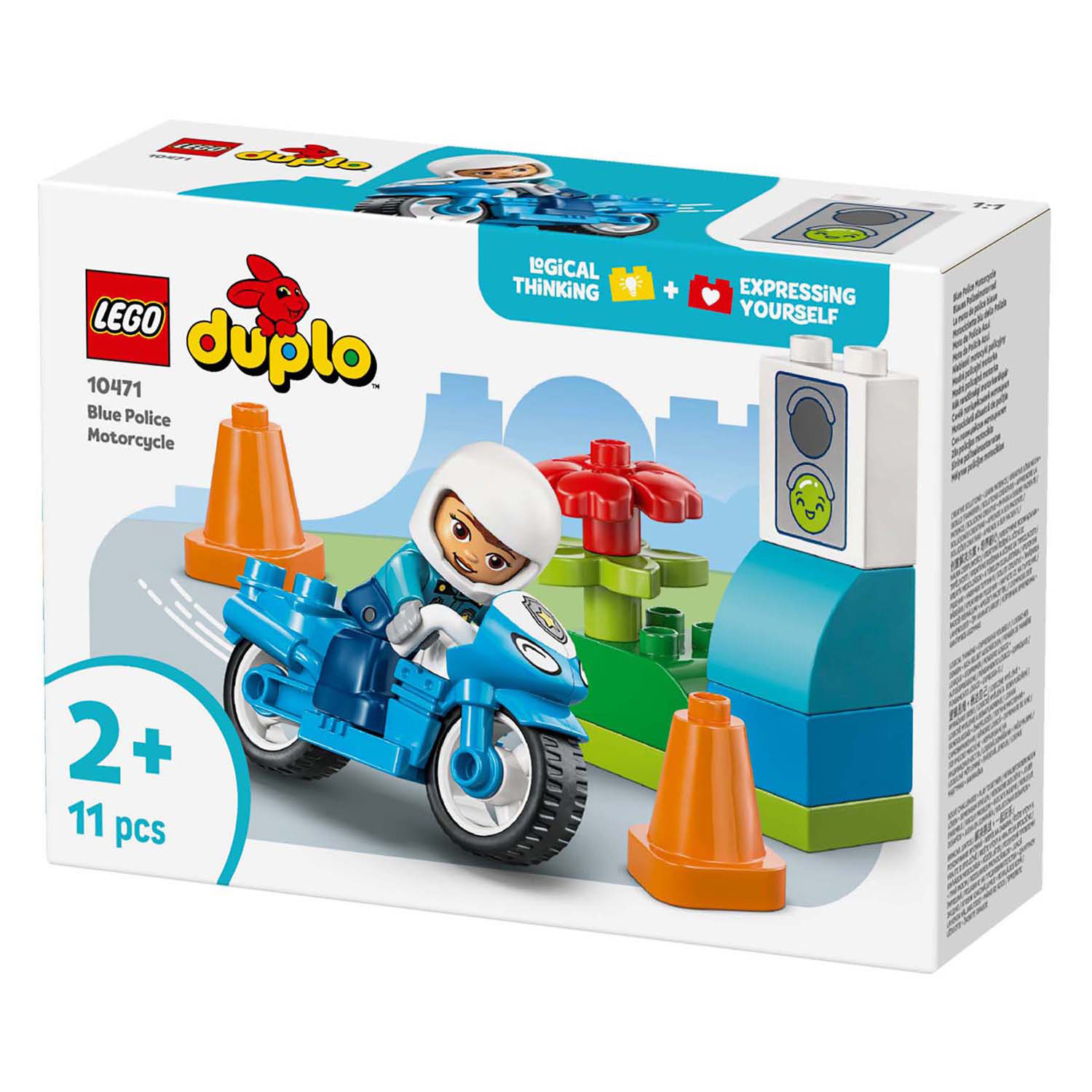 LEGO DUPLO 10471 Moto de police bleue