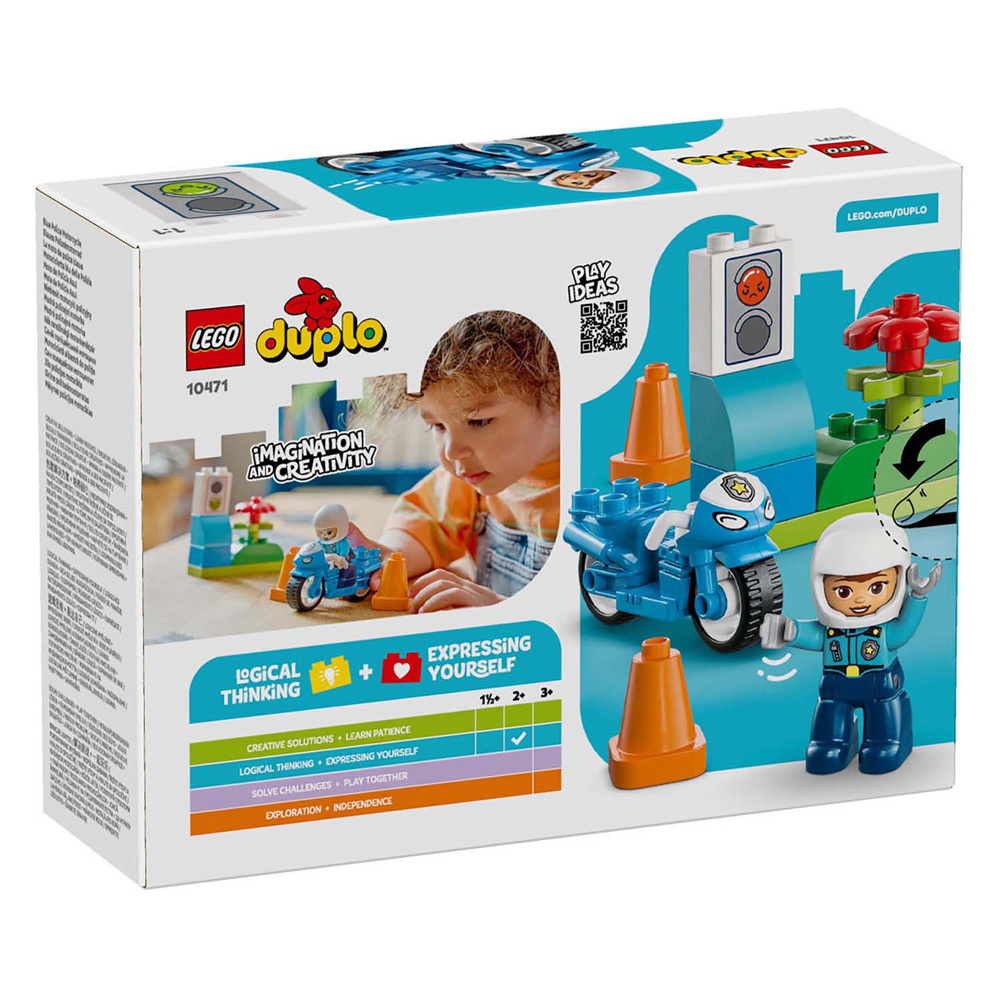LEGO DUPLO 10471 Moto de police bleue