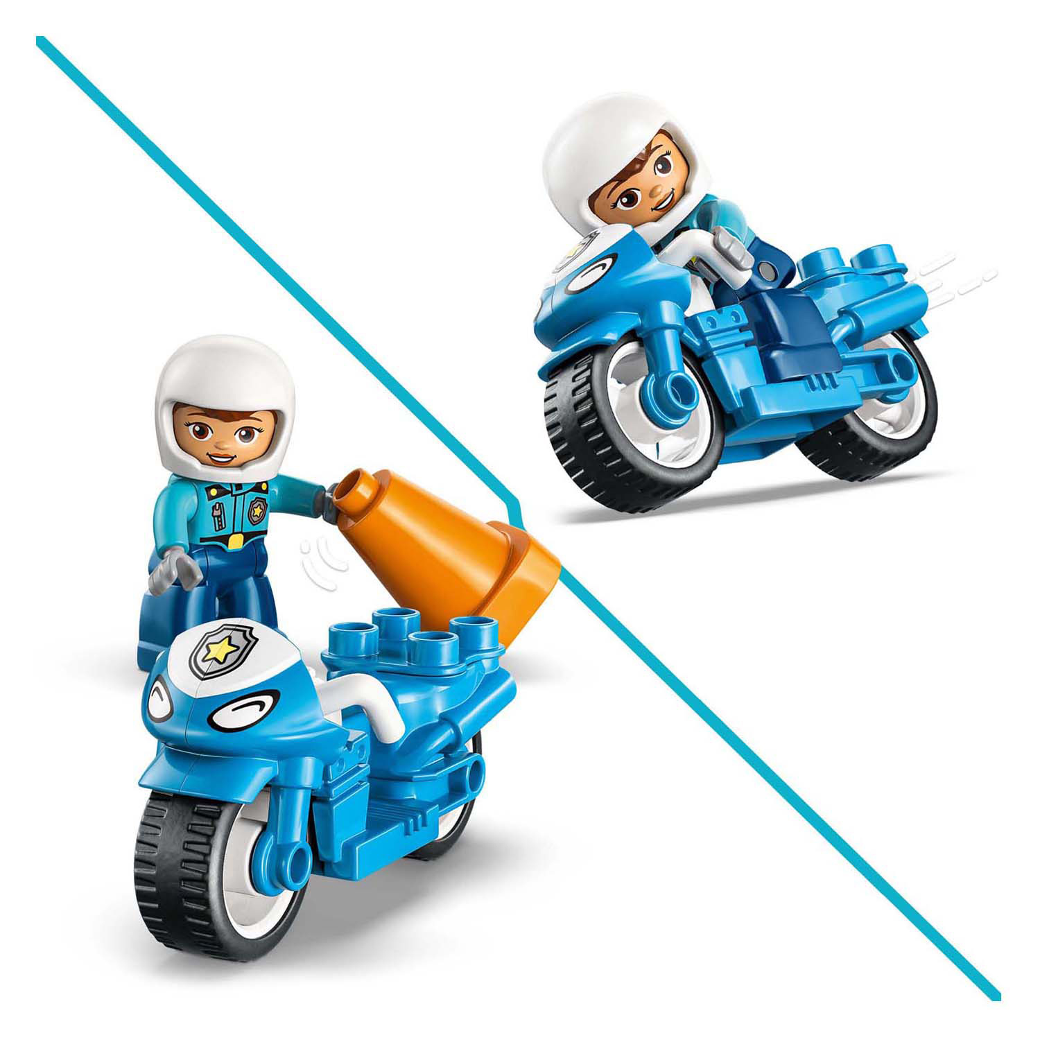 LEGO DUPLO 10471 Moto de police bleue