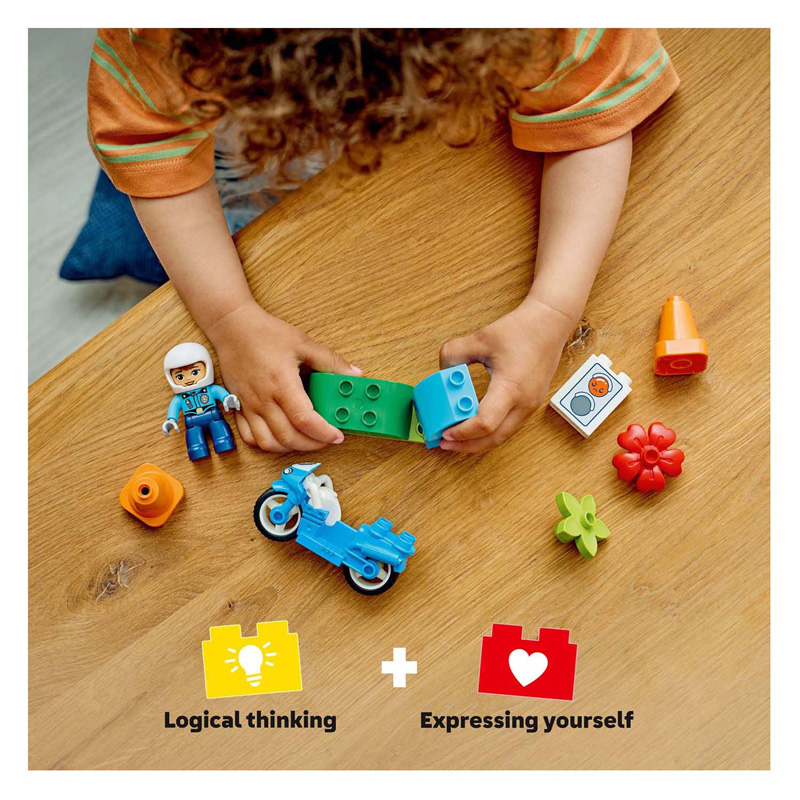 LEGO DUPLO 10471 Moto de police bleue