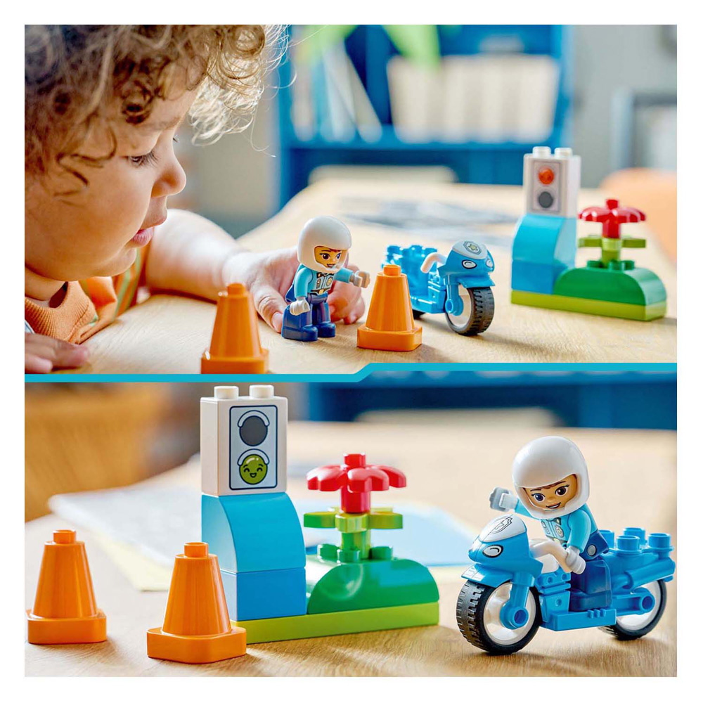 LEGO DUPLO 10471 Moto de police bleue
