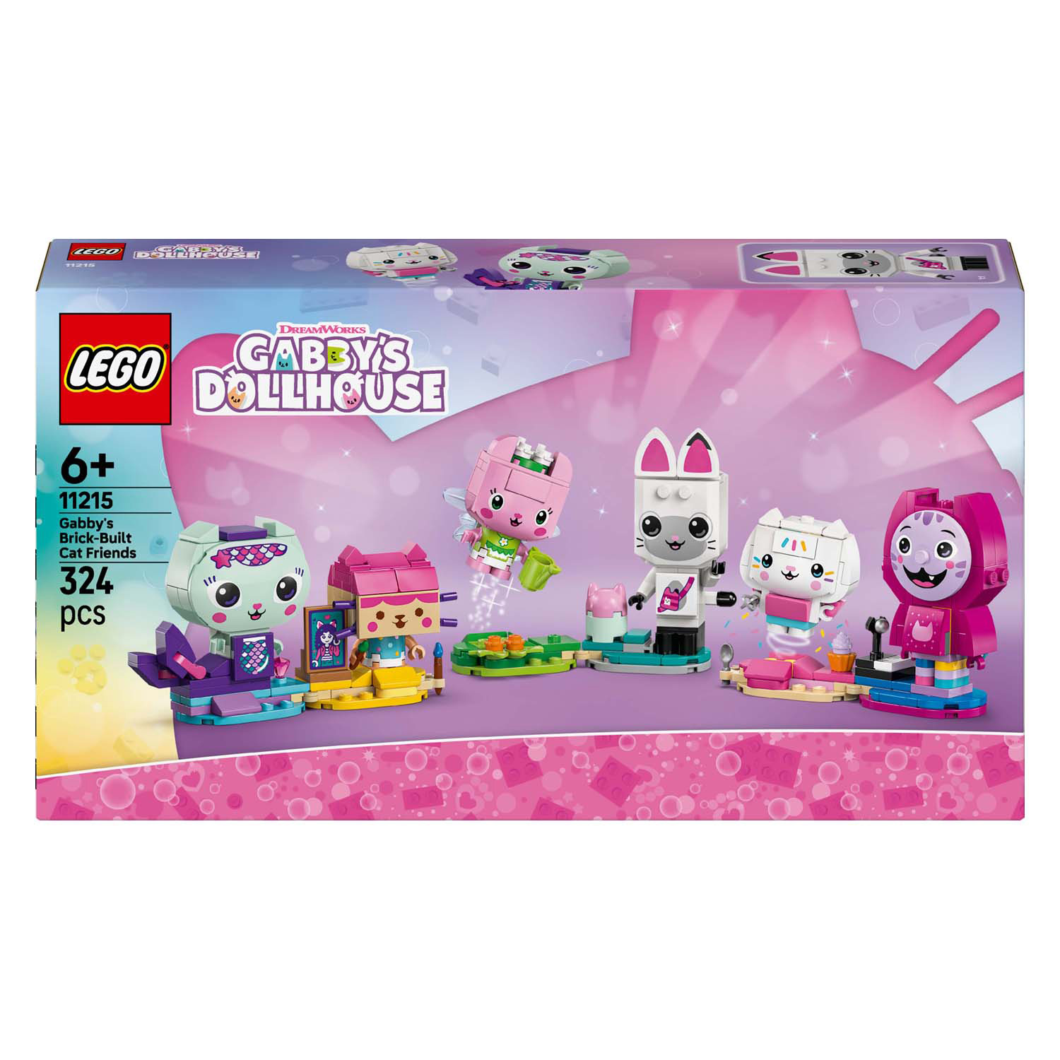 LEGO Gabby's Poppenhuis 11215 Gabbys bouwbare kattenvriendjes