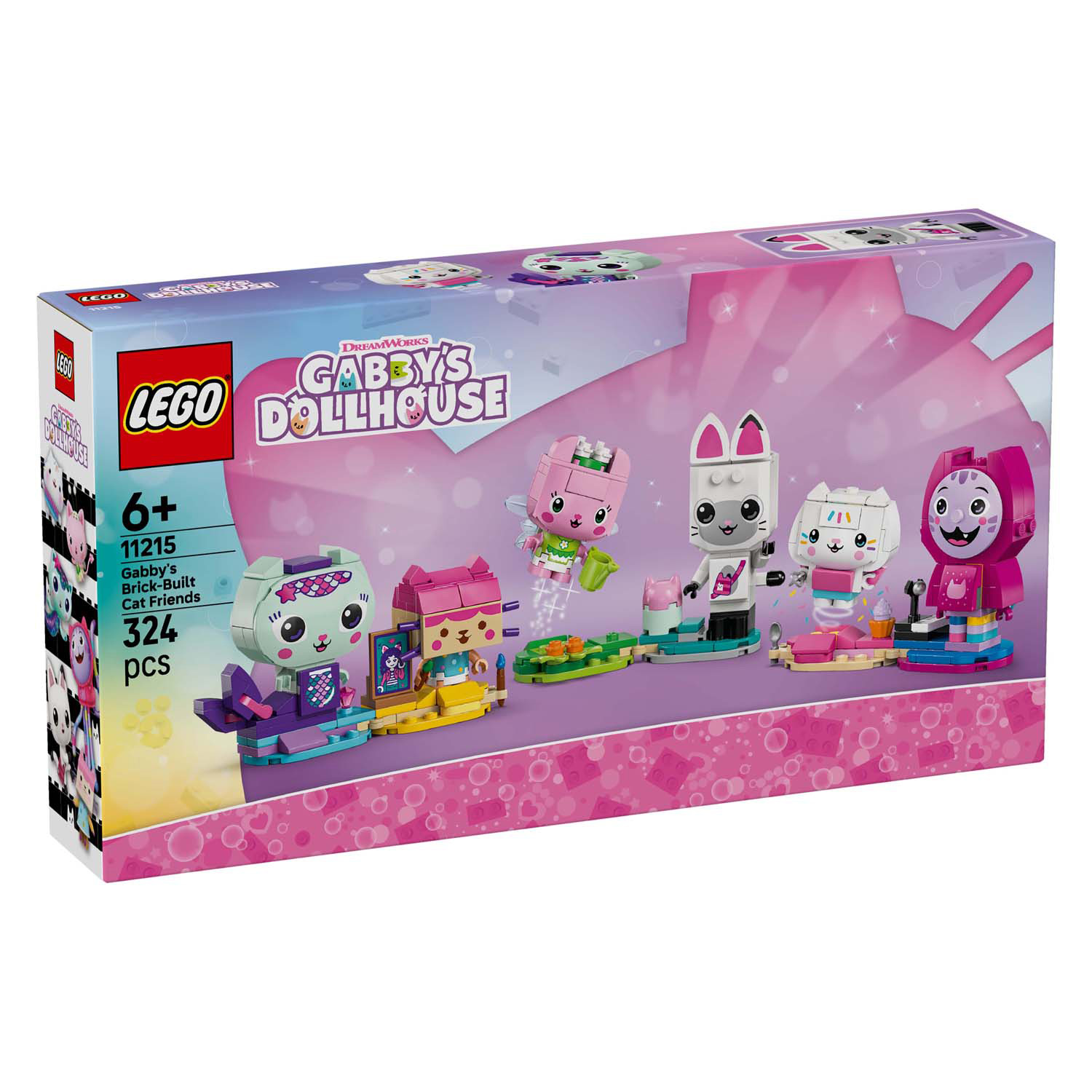 LEGO Gabby's Poppenhuis 11215 Gabbys bouwbare kattenvriendjes