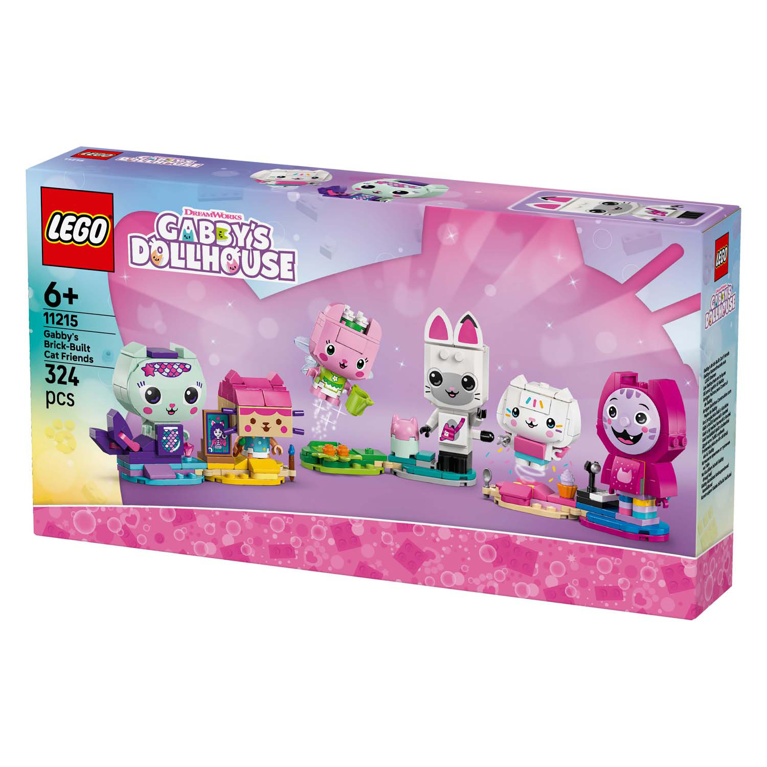 LEGO Gabby's Poppenhuis 11215 Gabbys bouwbare kattenvriendjes