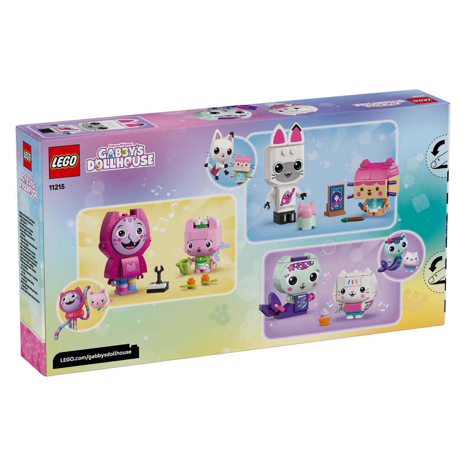 LEGO Gabby's Poppenhuis 11215 Gabbys bouwbare kattenvriendjes