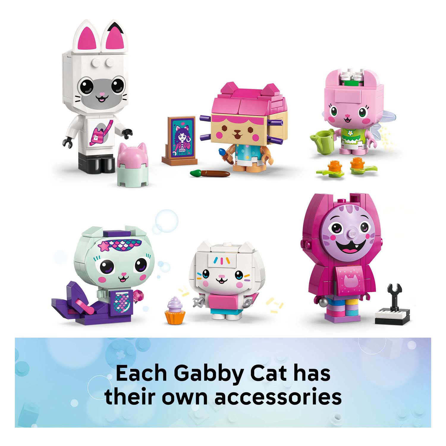 LEGO Gabby's Poppenhuis 11215 Gabbys bouwbare kattenvriendjes