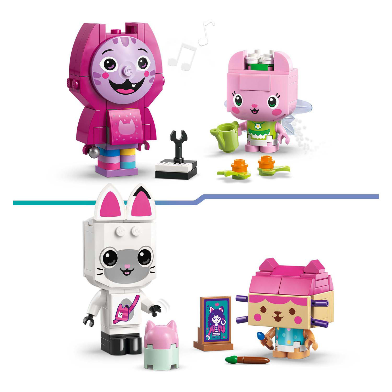 LEGO Gabby's Poppenhuis 11215 Gabbys bouwbare kattenvriendjes