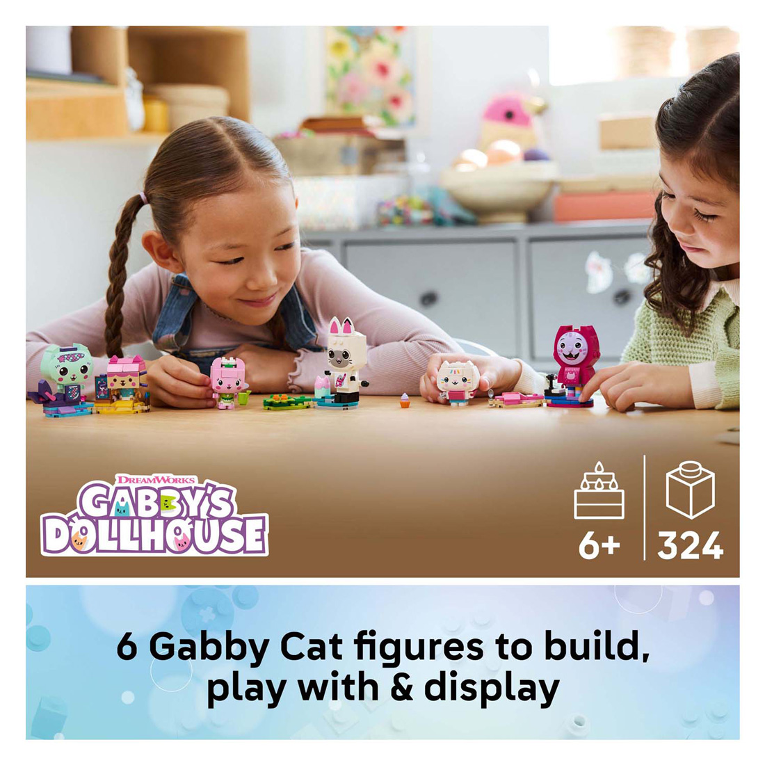 LEGO Gabby's Poppenhuis 11215 Gabbys bouwbare kattenvriendjes