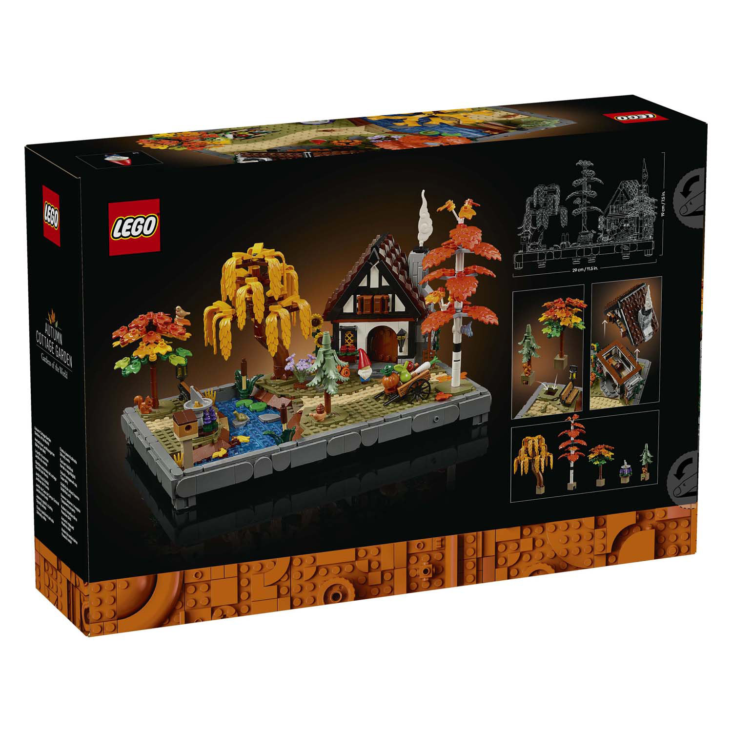 LEGO ICONS 11372 Herfsttuin met cottage