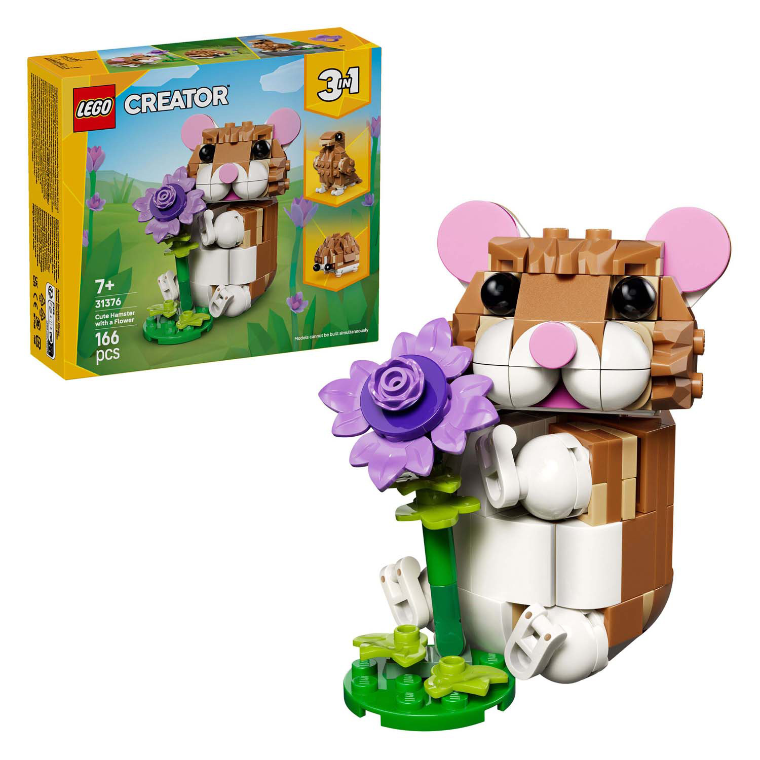 LEGO Creator 31376 Hamster mignon avec fleur