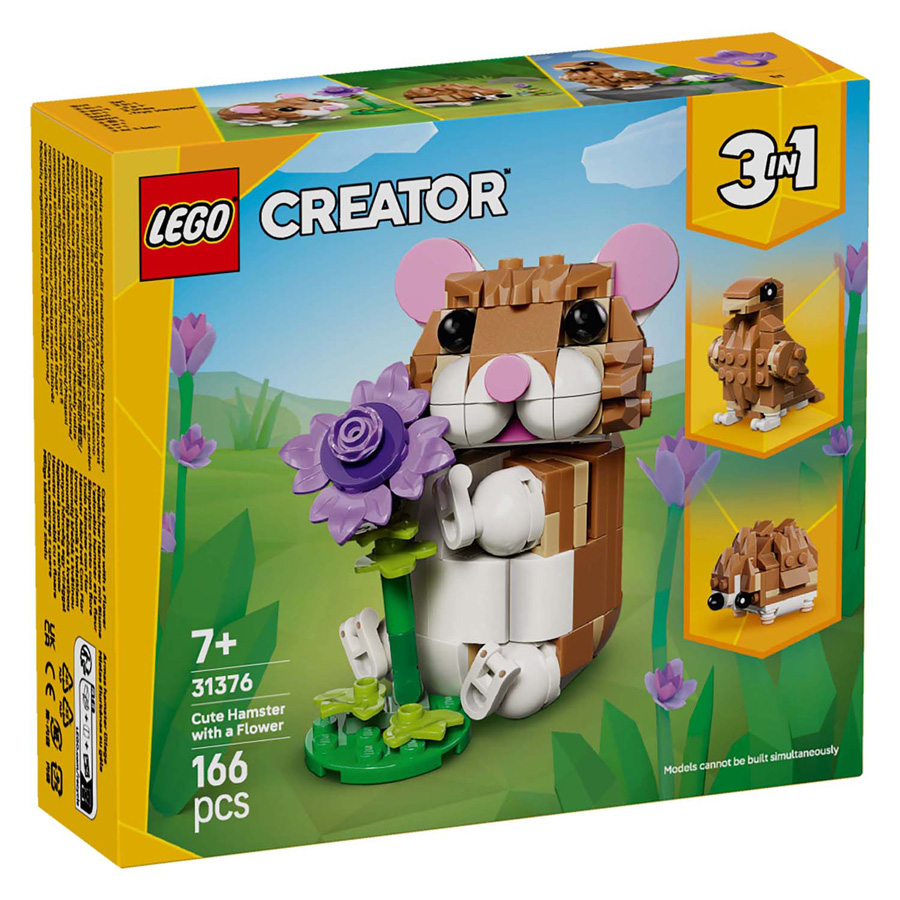 LEGO Creator 31376 Hamster mignon avec fleur