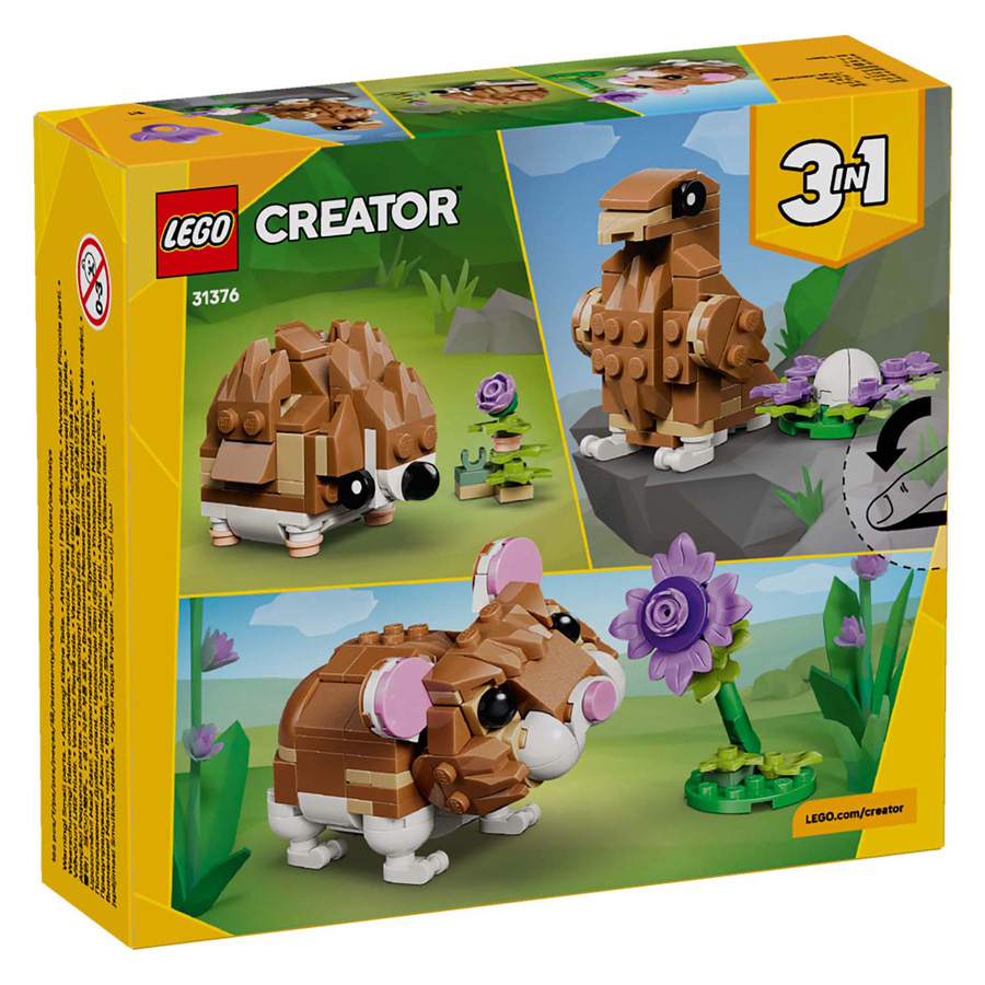 LEGO Creator 31376 Hamster mignon avec fleur