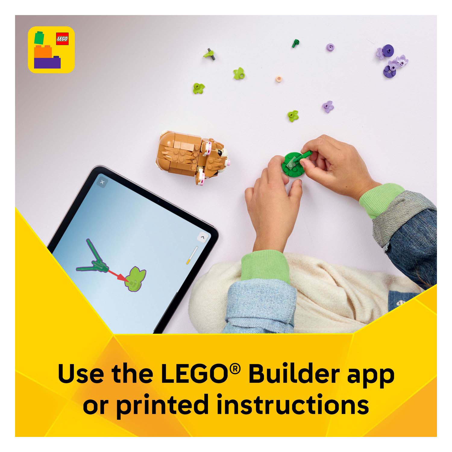 LEGO Creator 31376 Hamster mignon avec fleur