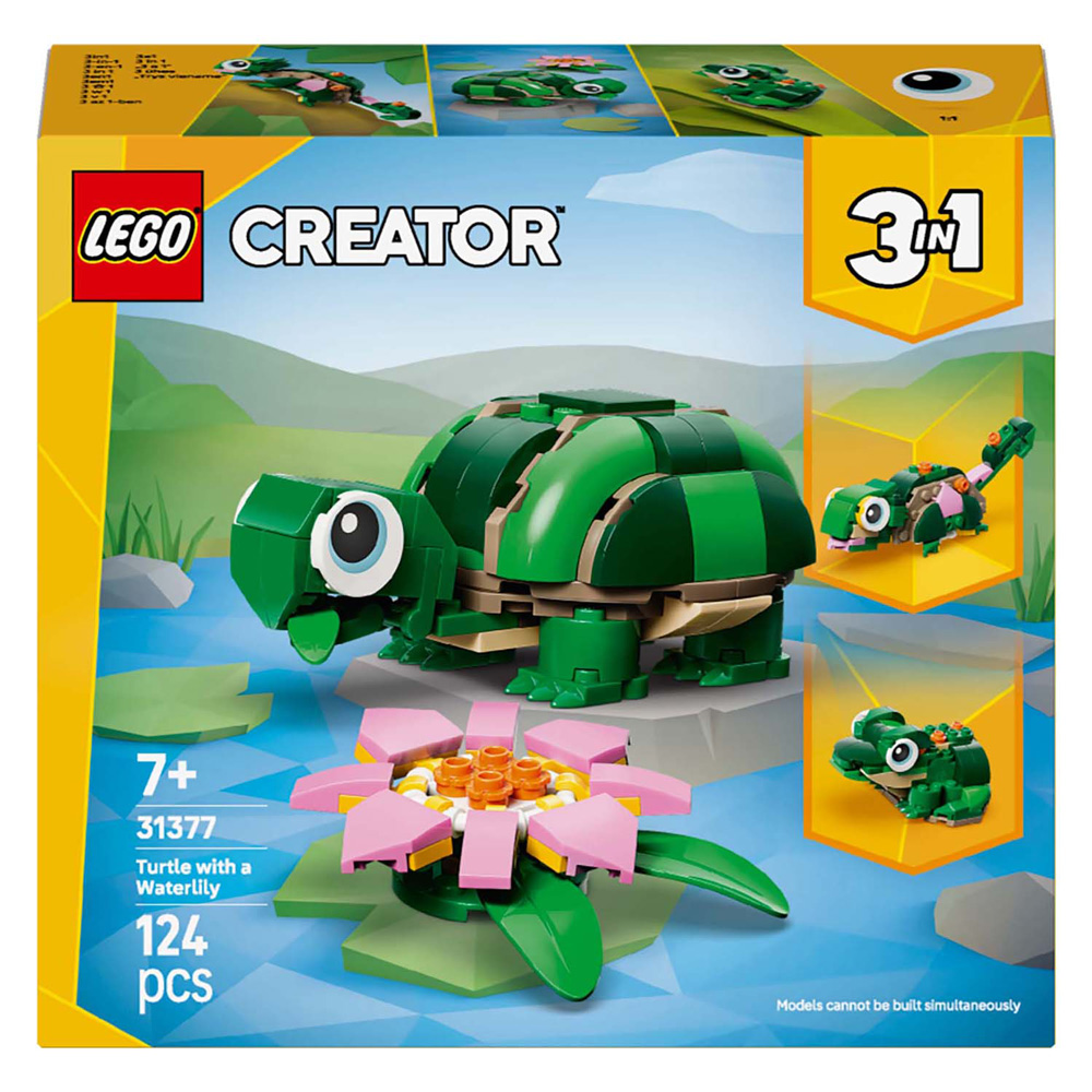 LEGO Creator 31377 Tortue avec nénuphar