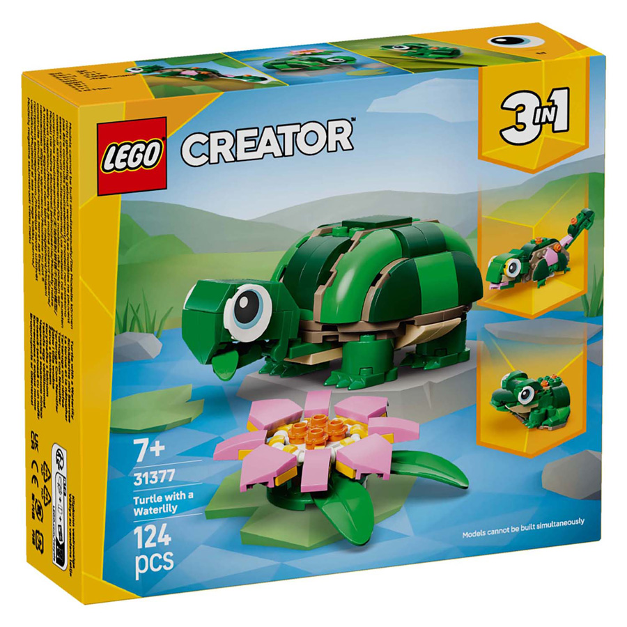 LEGO Creator 31377 Tortue avec nénuphar