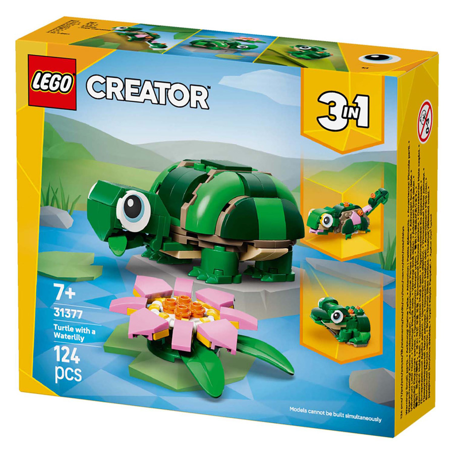 LEGO Creator 31377 Tortue avec nénuphar