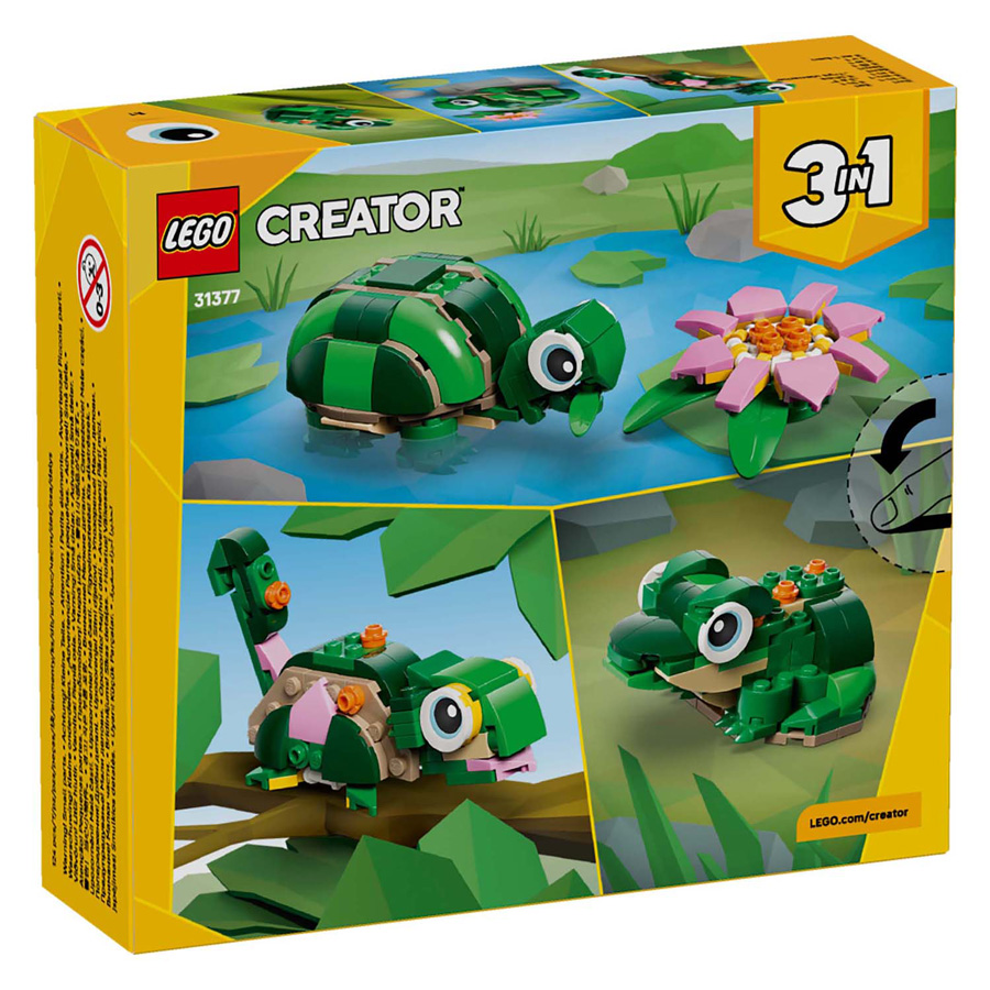 LEGO Creator 31377 Tortue avec nénuphar