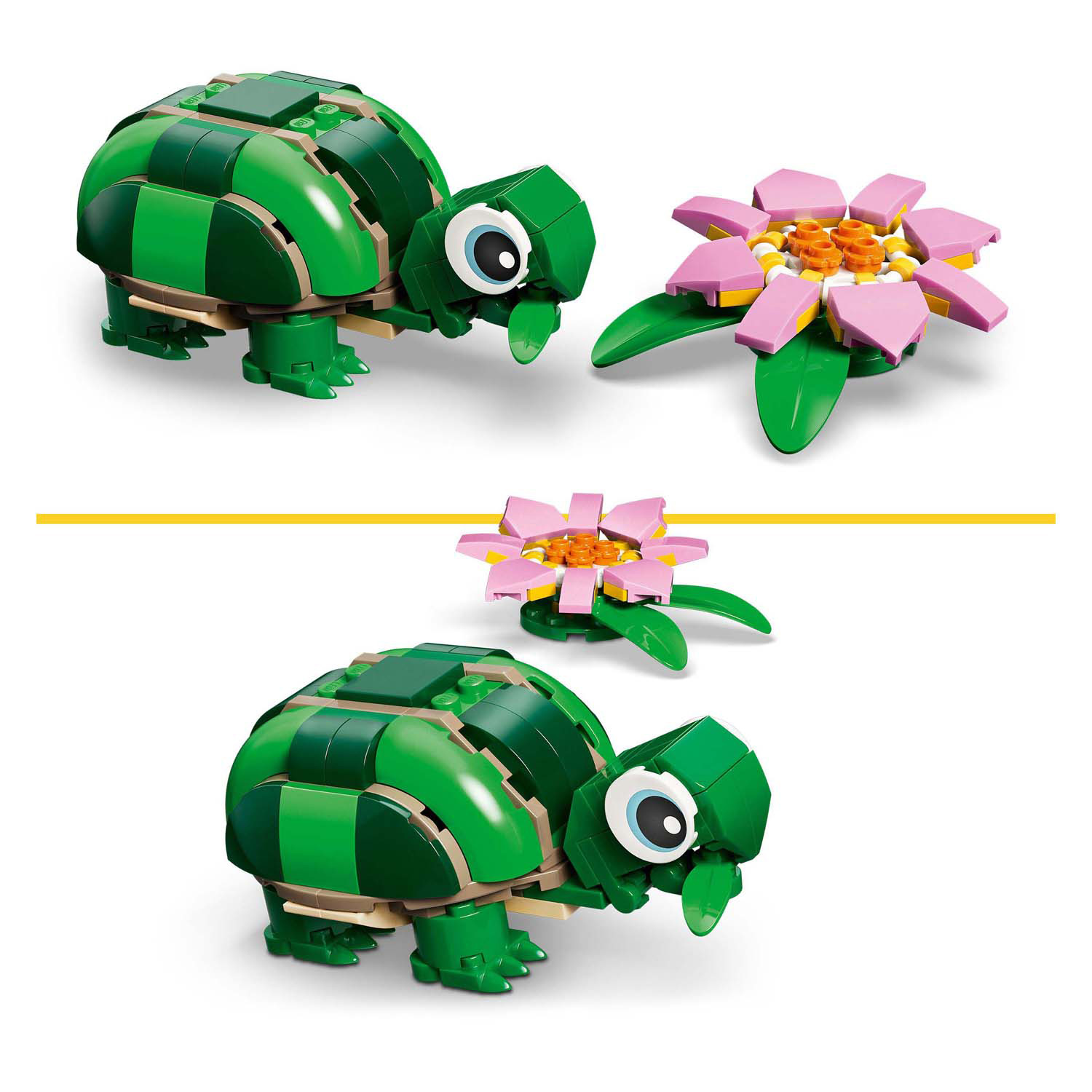 LEGO Creator 31377 Tortue avec nénuphar