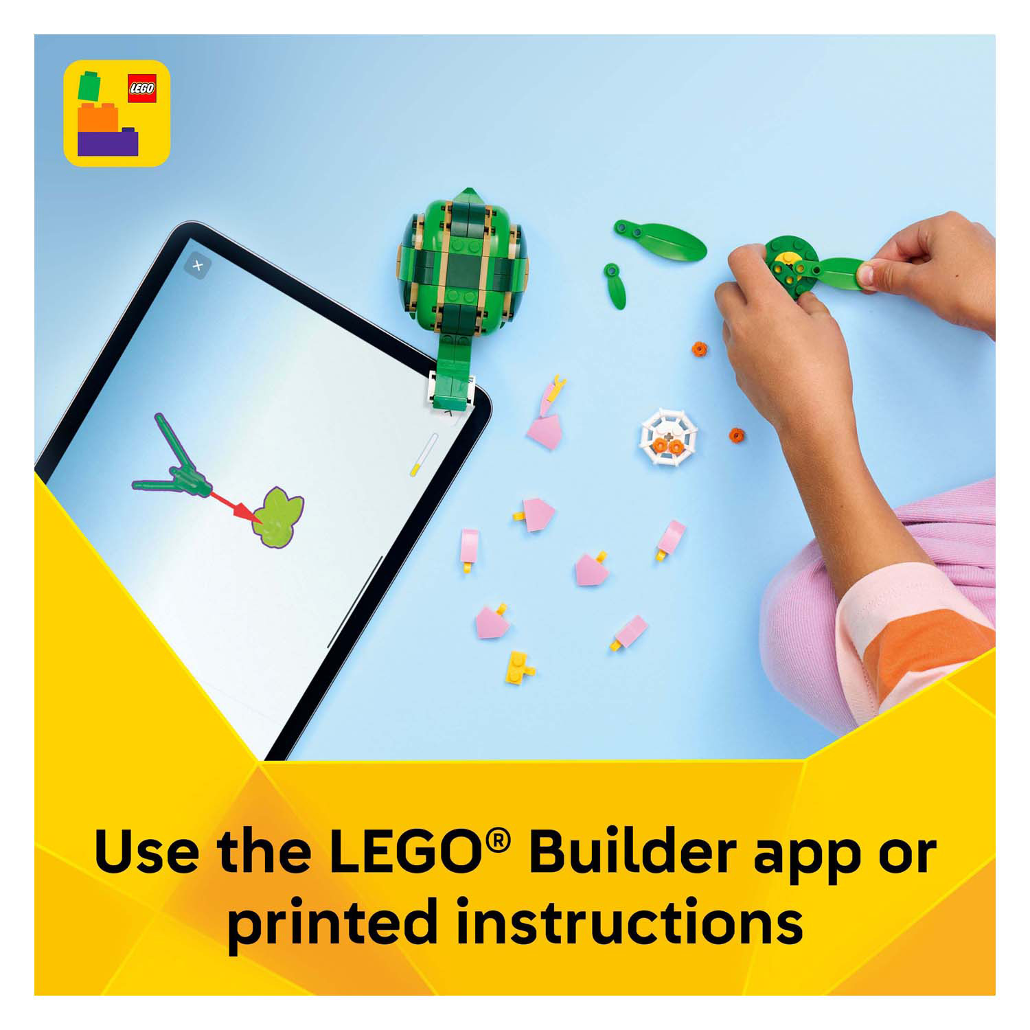 LEGO Creator 31377 Tortue avec nénuphar