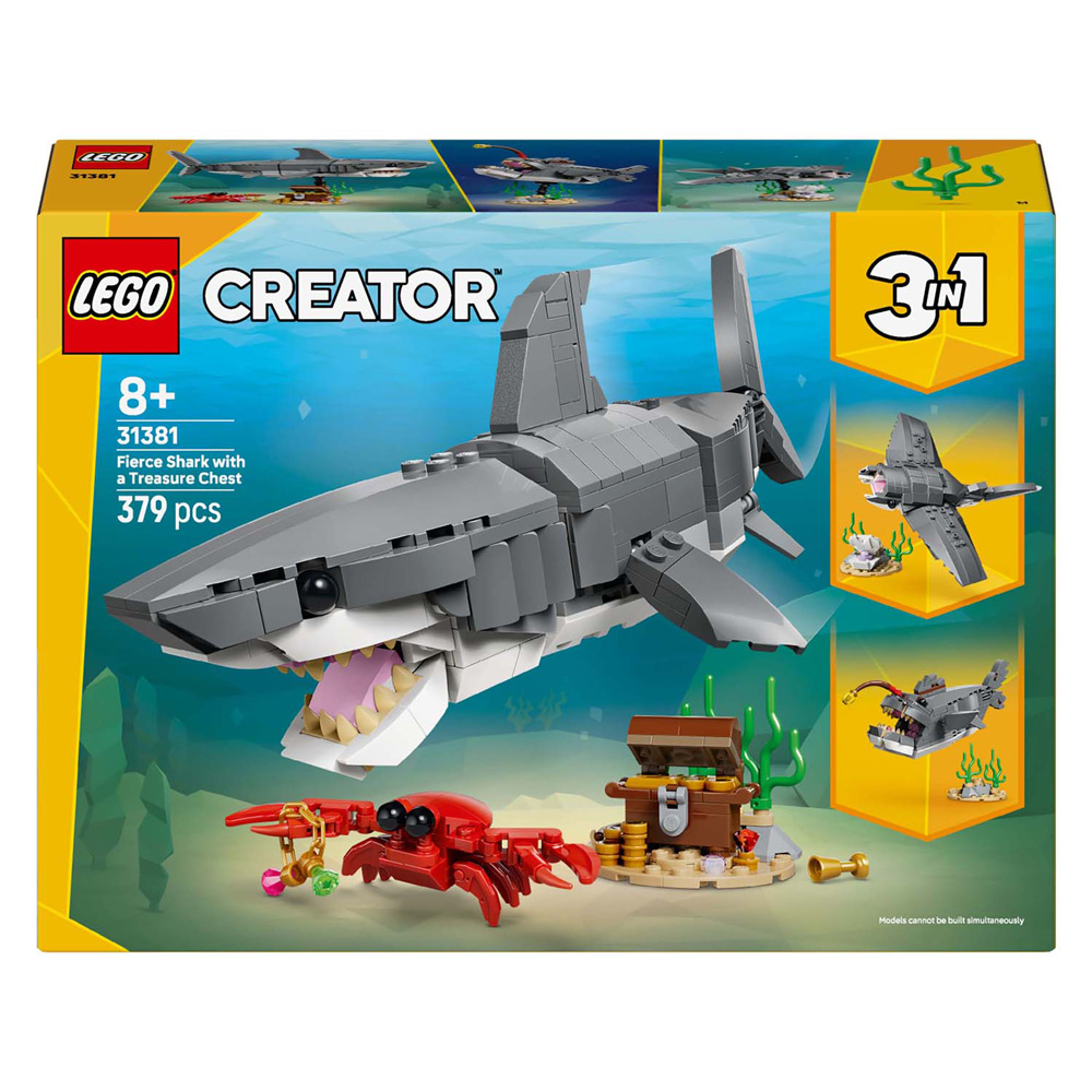 LEGO Creator 31381 Requin sauvage avec coffre au trésor