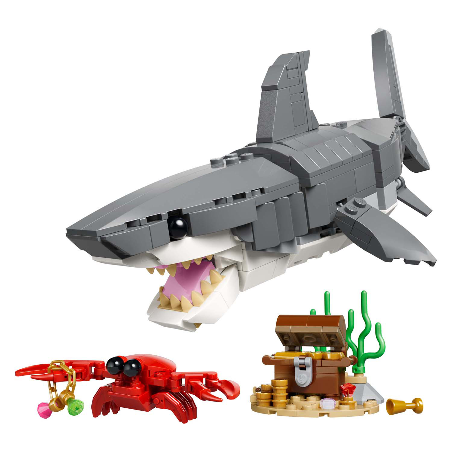LEGO Creator 31381 Requin sauvage avec coffre au trésor