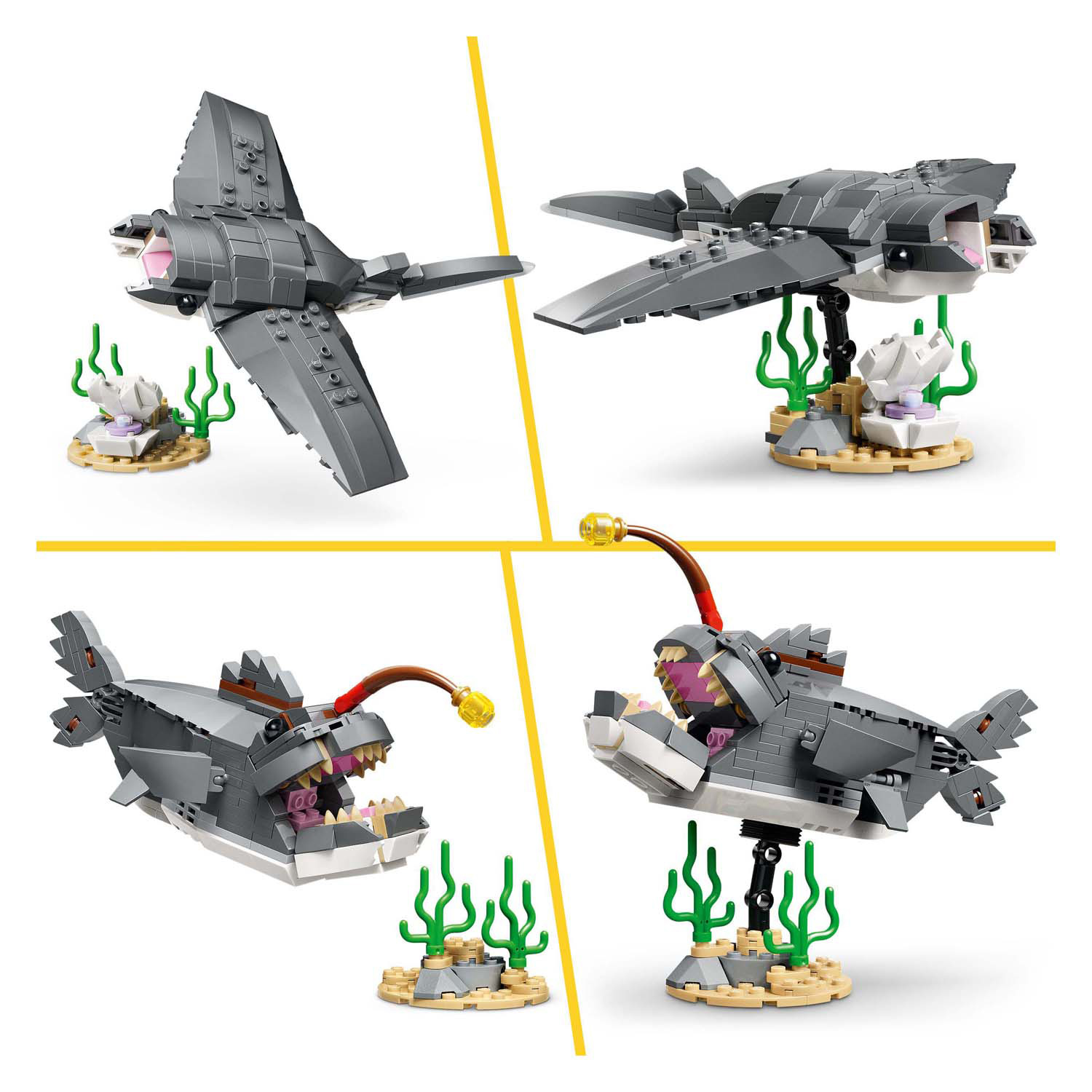 LEGO Creator 31381 Requin sauvage avec coffre au trésor