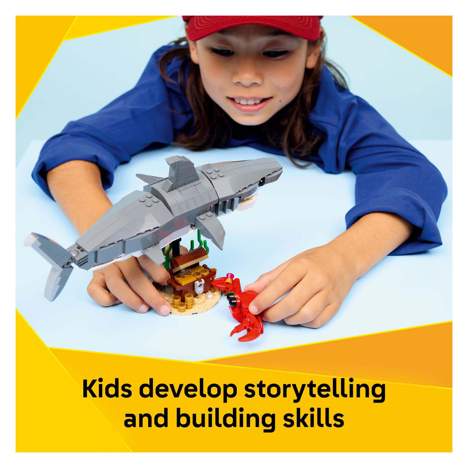 LEGO Creator 31381 Requin sauvage avec coffre au trésor