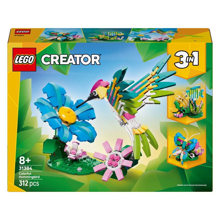 LEGO Creator 31384 Animaux sauvages : Colibri coloré