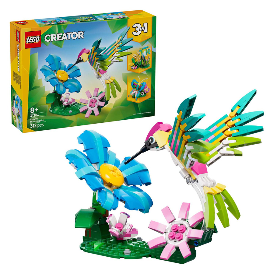 LEGO Creator 31384 Animaux sauvages : Colibri coloré
