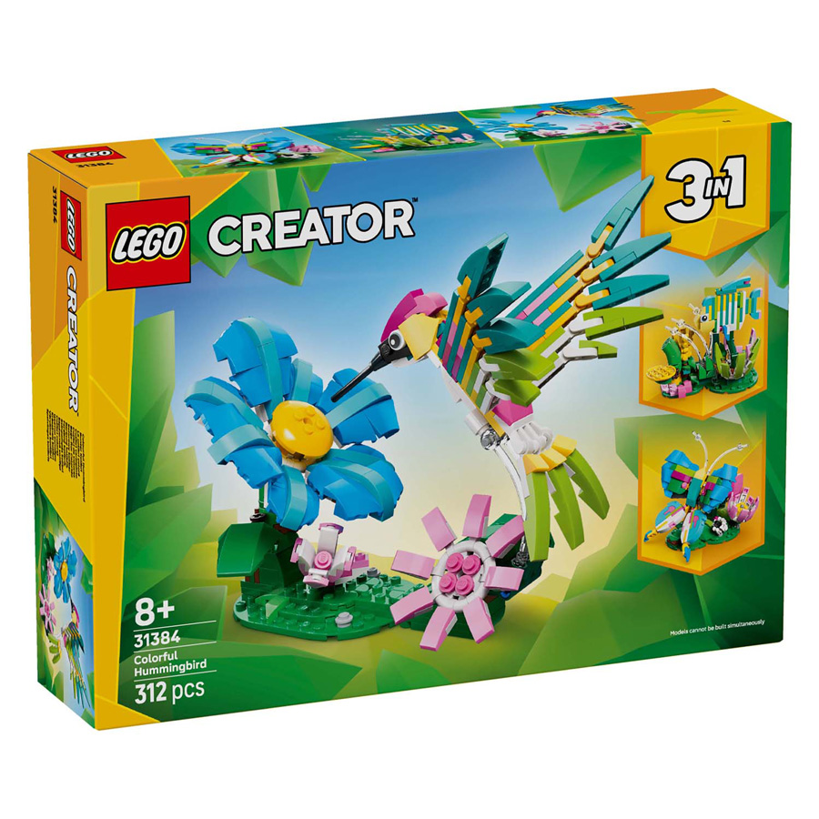 LEGO Creator 31384 Animaux sauvages : Colibri coloré