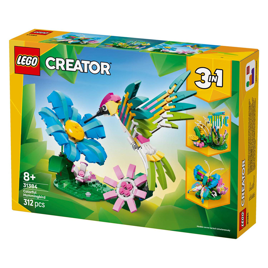LEGO Creator 31384 Animaux sauvages : Colibri coloré