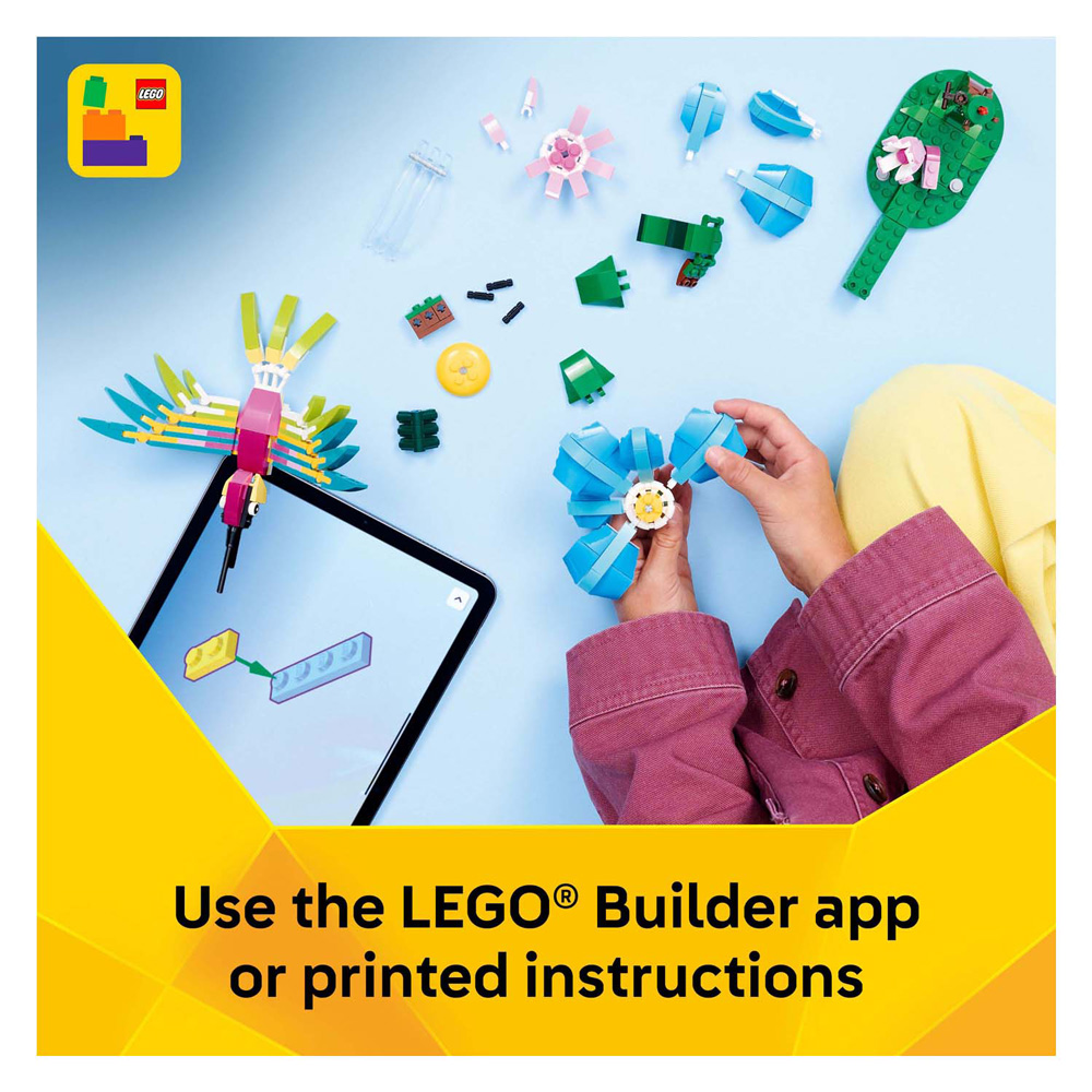 LEGO Creator 31384 Animaux sauvages : Colibri coloré