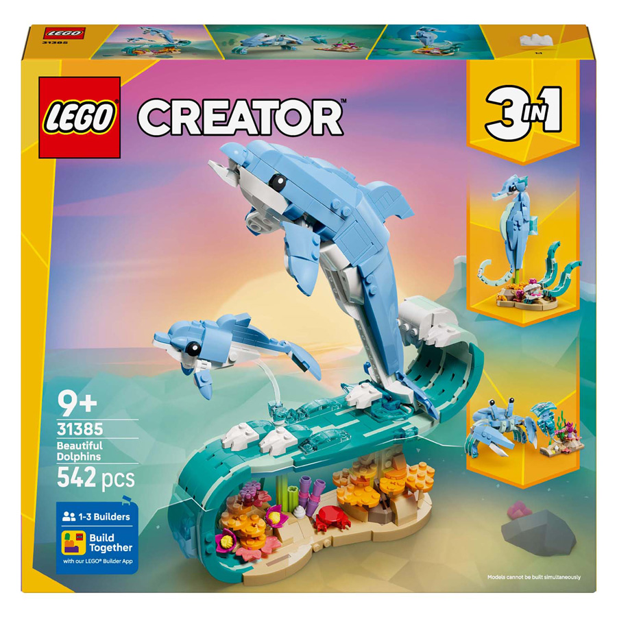 LEGO Creator 31385 Créatures marines : De magnifiques dauphins