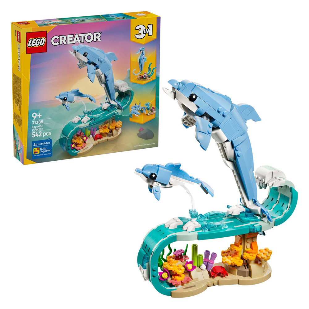 LEGO Creator 31385 Créatures marines : De magnifiques dauphins
