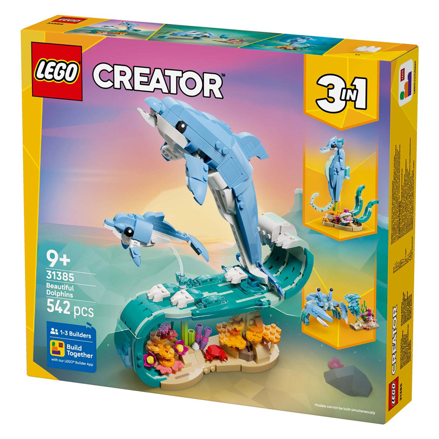 LEGO Creator 31385 Créatures marines : De magnifiques dauphins