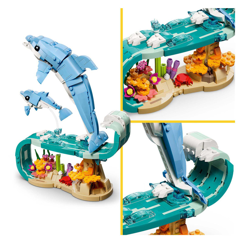 LEGO Creator 31385 Créatures marines : De magnifiques dauphins